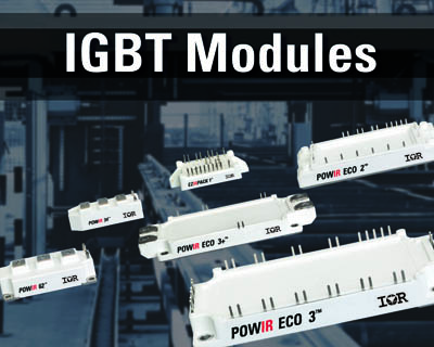 IR為高功率工業應用推出新IGBT模塊系列